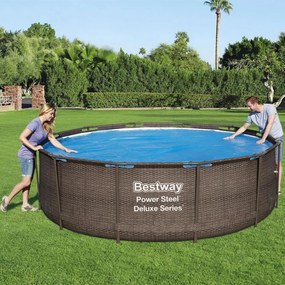 Bestway Prelata solara de piscina Flowclear, 356 cm