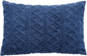 decoDoma Set de 2 feţe pernă INVERNO albastru închis 50 x 70 cm