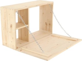 Masă de bar pentru grădină din lemn de pin 56x58 cm Baar – Esschert Design