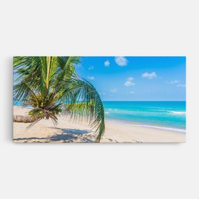 Tablou Canvas, 100x200cm, Dormitor si Living, Peisaje, Plaje, Tropical Beach View