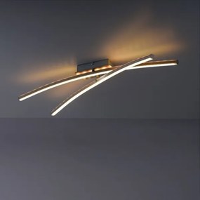 Lustră LED RGB dimabilă ALINA 2xLED/8,1W/230V Leuchten Direkt 11255-55 + telecomandă