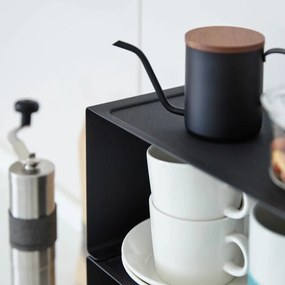 Raft suplimentar negru din metal 30,5x14 cm Tower – YAMAZAKI