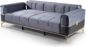 Set canapea 3 locuri extensibila +1 fotoliu milano Homs