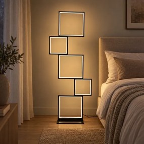 BRILAGI - Lampă de podea LED SHIFT LED/36W/230V 4000K 123 cm neagră