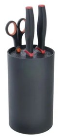 Suport pentru cuțite cu peri Orion Black, ⌀ 11 cm