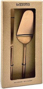 Set pentru servirea tortului 2 buc. din oțel inoxidabil Hestia – Bizzotto