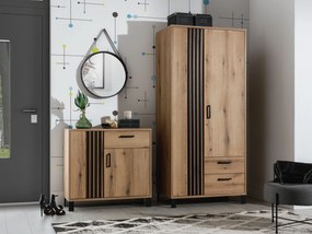 Masă de sufragerie Neo LA04 (pentru 6 până la 8 persoane) (Stejar evoke). 1048507