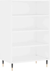 vidaXL Dulap înalt, alb, 57x35x90 cm, lemn compozit