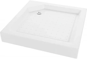 Brodzik pătrat Mexen Rio 90 x 90 cm, alb - 45109090