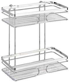 WENKO 20410100 - Raft PREMIUM din oțel inoxidabil, 24 x 27 cm, inox/argintiu