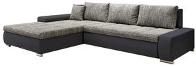 Supermobel Coltar TOSCANIA C, 297x80x214, berlin 01/piele eco neagra, stanga