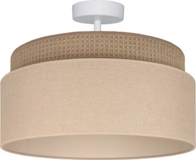 Brilagi - Lustră aplicată PADOVA 1xE27/60W/230V Ø 40 cm bej