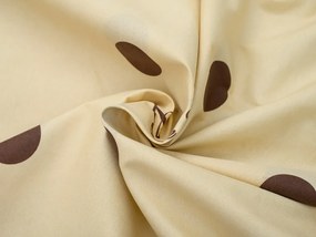 Lenjerie de pat din bumbac CROWN LOVE FOR bej Dimensiune lenjerie de pat: 70 x 90 cm | 140 x 200 cm