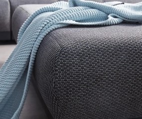 Canapea extensibilă dumonde cu 2 lăzi de depozitare si sezut confortabil din spuma high-density, Verona Magma Black 310x100 cm