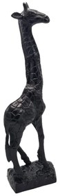Statueta girafa neagra 16/10/49 cm
