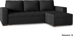 Colțar lemn masiv Extensibil Nelia 237x150cm Ladă Depozitare Personalizabil - Sawana 05/ Soft 17, Universal