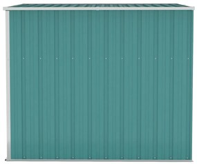 Sopron gradina montaj perete verde 118x194x178 cm otel zincat Verde, 118 x 194 x 178 cm