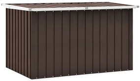 vidaXL Ladă de depozitare pentru grădină, maro, 149 x 99 x 93 cm