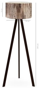 Lampadar AYD 1xE27/40W/230V maro