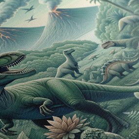 Tablou lumea sălbatică a dinozaurilor