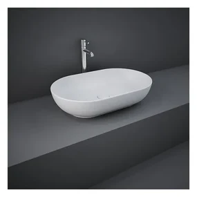 Lavoar oval Rak Feeling 55x35 cm alb mat