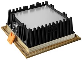 Corp de iluminat LED încastrat SQUARE LED/6W/230V 4000K 12x12 cm lemn masiv frasin APLED