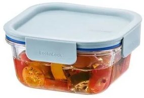 LOCKnLOCK Borcan pătrat de sticlă CLEAR, 500 ml ,mentă, 500 ml