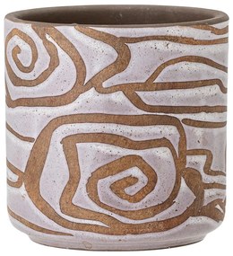 Ghiveci decorativ din teracotă handmade ø 12 cm Lija – Bloomingville