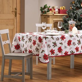 Față de masă 150x240 cm cu model de Crăciun Amaryllis – douceur d'intérieur