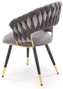 Scaun K551 velvet gri