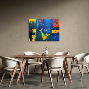 Tablou pe sticlă - Abstract (70x50 cm)