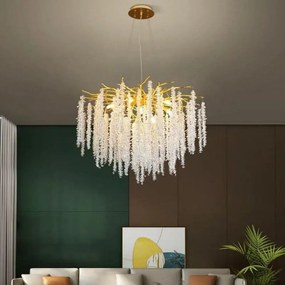 Candelabru led Cristal, Evea II 50 cm, E14