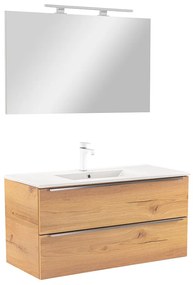 Mobilier complet de baie Vario Trim 100 stejar-stejar