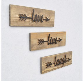 Accesoriu decorativ de perete Nopesa 12 (Nuc) . 1093653