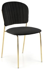 Scaun K499 velvet negru