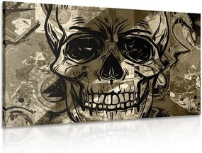 Tablou craniu în design sepia