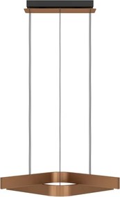 Eglo 901864 - Lustră suspendată pe cablu LED RGBW FOLCINO-Z 2xLED/18W/230V cu dimmer cupru/negru