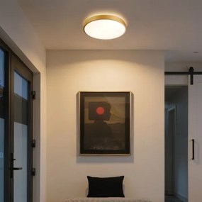 Brilagi - Lampă LED dimabilă GLASS POOL DOUBLE LED/48W/230V 40 cm aurie + telecomandă