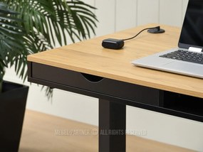 Masă PC Osto 100 (stejar negru + negru). 1109819