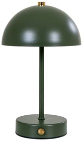 Veioză verde-închis LED cu abajur din metal (înălțime 25 cm) Holt – House Nordic