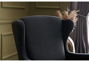 Fotoliu cu aripi NUPI, antracit