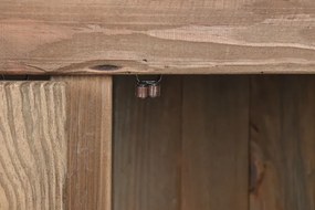Bufet, natur, din lemn de pin reciclat, Rustique Mini