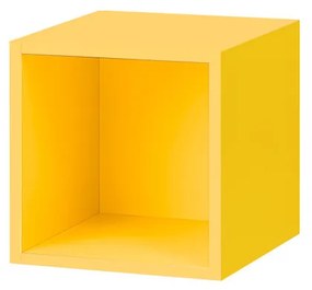 Boxie dulap de perete deschis 40x40x37 cm galben