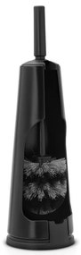 Perie pentru toaleta Brabantia ReNew 90300276, 42 cm, Design discret, Negru