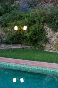Tarus de iluminat exterior decorativ SAIGON 137/R17 gri/alb
