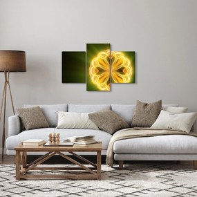 Tablou cu floare galbenă (90x60 cm)