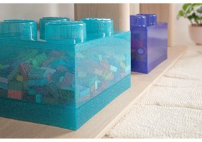 Cutie de depozitare pentru copii albastru-deschis din plastic 25x25x18 cm – LEGO®