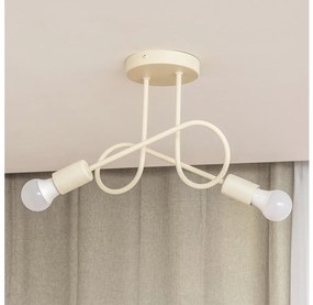 Lustră aplicată OXFORD 2xE27/15W/230V crem