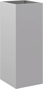 vidaXL Jardinieră, argintiu, 32x29x75 cm, oțel galvanizat