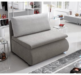 Fotoliu extensibil, gri maroniu Taupe, KENET